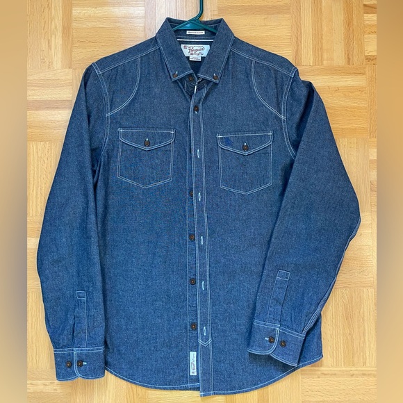 Penguin brand medium denim shirt - Picture 1 of 5